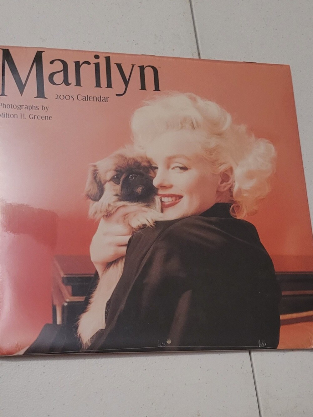 Marilyn 2005 Calendar - Peach Cover with Blonde Portrait